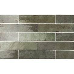 Tribeca Sage Green 6cm x 24.6cm Wall Tile