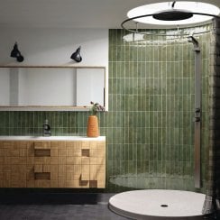 Tribeca Sage Green 6cm x 24.6cm Wall Tile