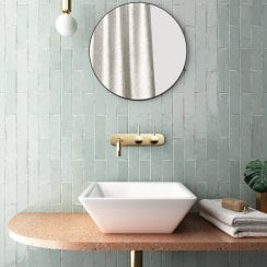 Tribeca Seaglass Mint 6cm x 24.6cm Wall Tile