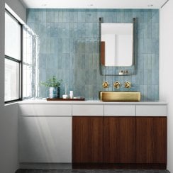 Tribeca Watercolour 6cm x 24.6cm Wall Tile