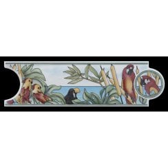 Tropical Bird 5cm x 20cm Border Tile