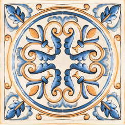 Tuscany Glotto Deco Mix 20.3cm x 20.3cm Wall & Floor Tile