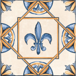 Tuscany Glotto Deco Mix 20.3cm x 20.3cm Wall & Floor Tile