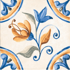 Tuscany Glotto Deco Mix 20.3cm x 20.3cm Wall & Floor Tile