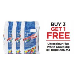 Ultracolor Plus 100 White Grout 5kg BUY 3 GET 1 FREE