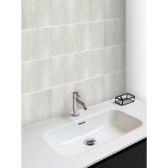 Underground Stone Effect Blanco 7.5cm x 15cm Wall Tile