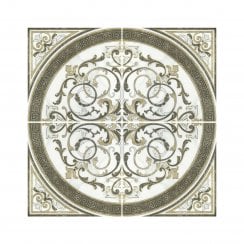 Valentina Gold Set 60cm x 60cm Floor Tile (4 tile set)