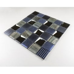 Vedici SHM Blue 30cm x 30cm Mosaic Tile
