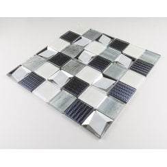 Vedici SHM White 30cm x 30cm Mosaic Tile