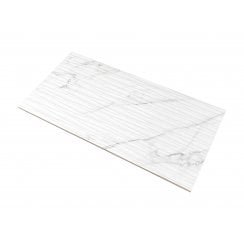Venesso Grey Gloss Waves Decor 30cm x 60cm Wall Tile