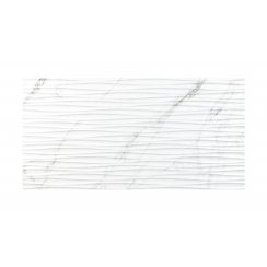 Venesso Grey Matt Waves Decor 30cm x 60cm Wall Tile