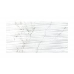 Venesso Grey Matt Waves Decor 30cm x 60cm Wall Tile