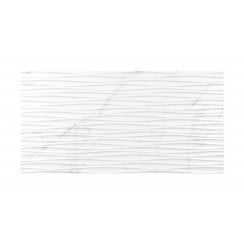 Venesso Grey Matt Waves Decor 30cm x 60cm Wall Tile