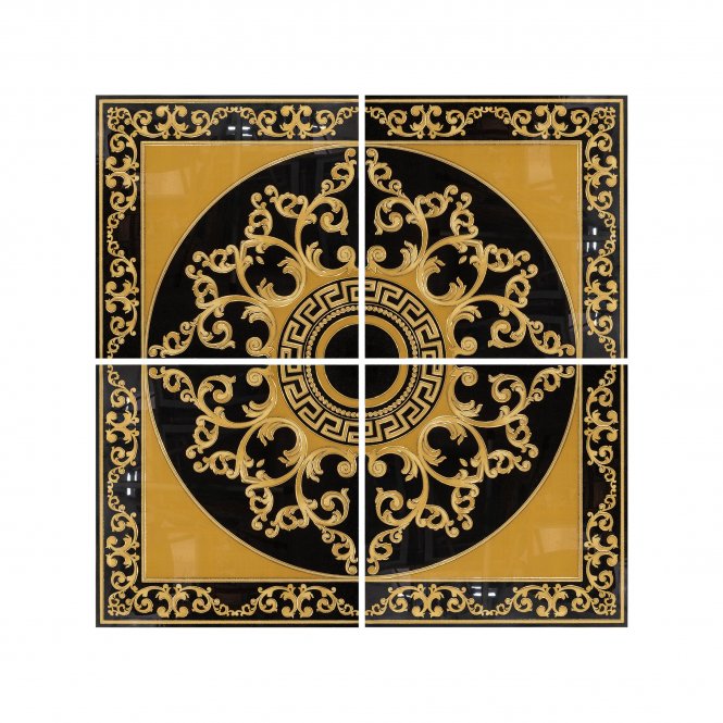 Venice Gold Set 60cm x 60cm Floor Tile (4 tile set)