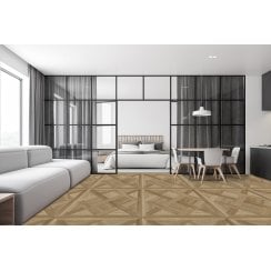 Versailles Walnut 60cm x 60cm Wall & Floor Tile