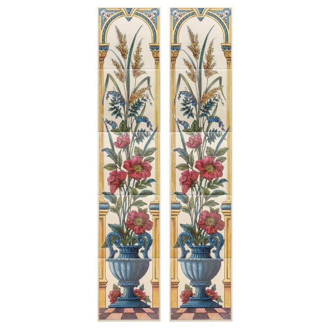 Victorian Fireplace A 15.2cm x 15.2cm Wall Tile
