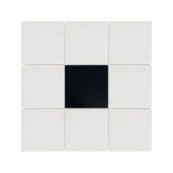 Victorian Osterley Black/White Tile 30cm x 60cm Mosaic Tile Set