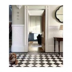 Victorian Plain White Tile 20cm x 20cm Wall and Floor Tile