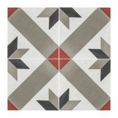 Vintage Arrow 20cm x 20cm Wall & Floor Tile