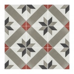 Vintage Arrow 20cm x 20cm Wall & Floor Tile