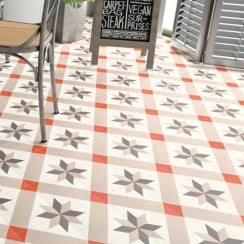 Vintage Arrow 20cm x 20cm Wall & Floor Tile