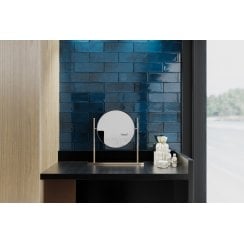 Vintage Bumpy Dark Blue 10cm x 30cm Wall Tile