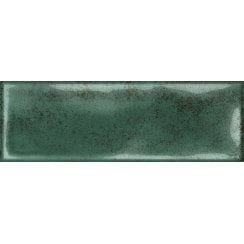Vintage Bumpy Green 10cm x 30cm Wall Tile