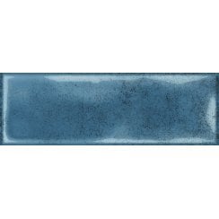 Vintage Bumpy Light Blue 10cm x 30cm Wall Tile