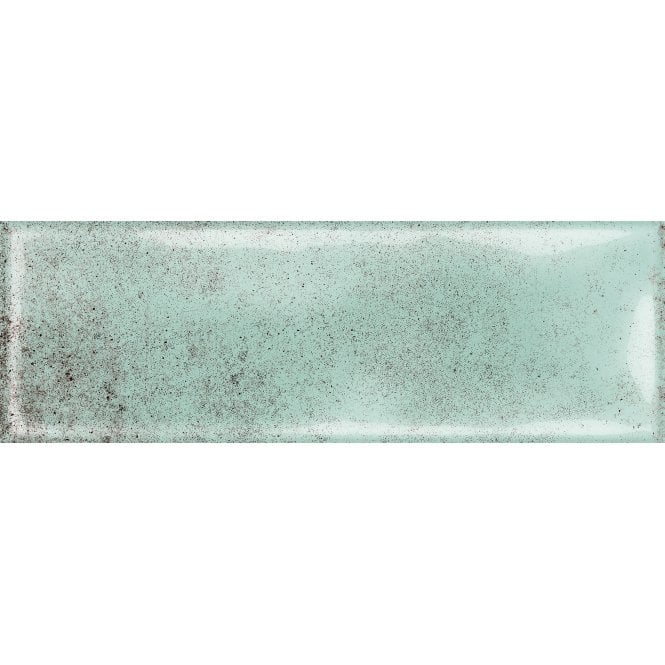 Vintage Bumpy Light Green 10cm x 30cm Wall Tile