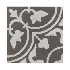 Vintage Firenze Grey 20cm x 20cm Wall & Floor Tile