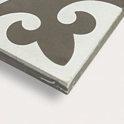 Vintage Firenze Light Grey 20cm x 20cm Wall & Floor Tile
