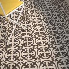 Vintage Firenze Light Grey 20cm x 20cm Wall & Floor Tile