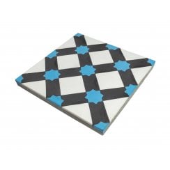 Vintage FL043A Blue 20cm x 20cm Wall & Floor Tile