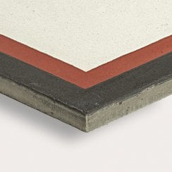 Vintage Hexagon Red 20cm x 20cm Wall & Floor Tile