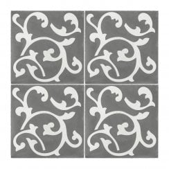 Vintage Legend Dark 20cm x 20cm Wall & Floor Tile