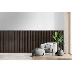 Walnut Brown Acoustic Wood Panel 120cm x 60cm x 21mm