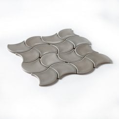 Wave Oatmeal Gloss 28.5cm x 30cm Wall Tile