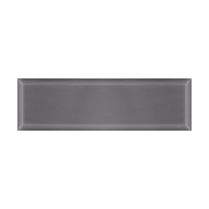 Webb Grey Bevel Gloss Metro V&A 14.8cm x 49.8cm Wall Tile