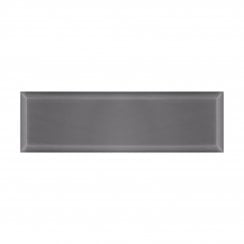 Webb Grey Bevel Gloss Metro V&A 14.8cm x 49.8cm Wall Tile