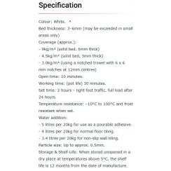 Weberset Rapid SPF White 20kg