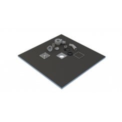 Wet Room Shower Tray Kit 1200 x 1200mm Centre 20mm