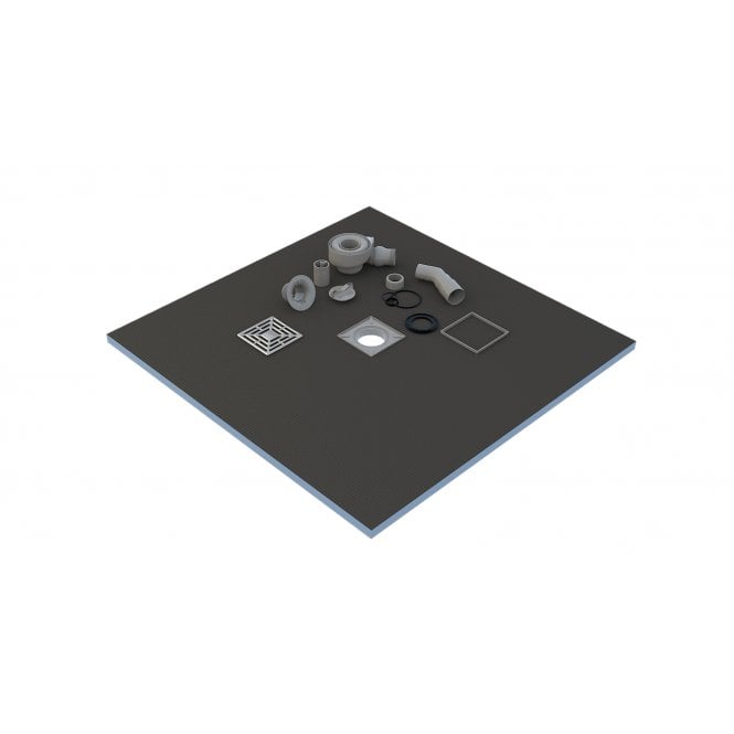 Wet Room Shower Tray Kit 800mm x 1500mm Centre 25mm