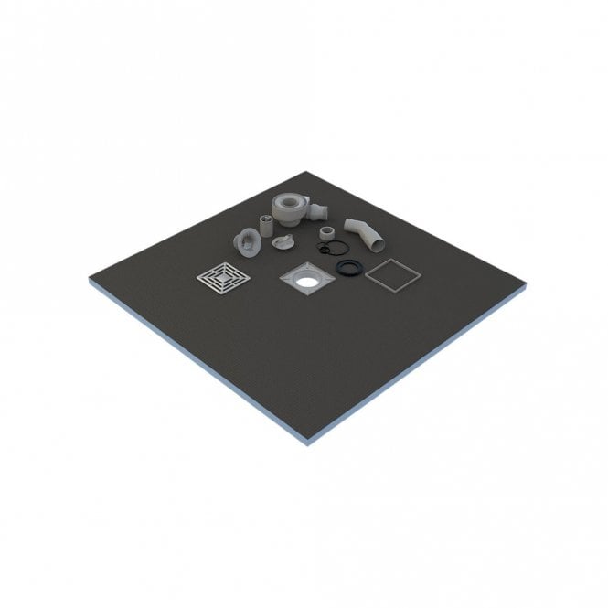 Wet Room Shower Tray Kit 900 x 1200mm Centre 20mm