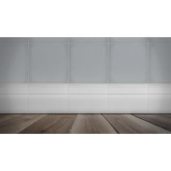 White Gloss 15cm x 20cm Skirting Tile