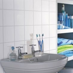 White Gloss 25cm x 40cm Wall Tile