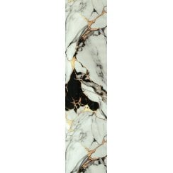 White Marble Golden Showerboard 240cm x 60cm x 10mm - BOX DEAL