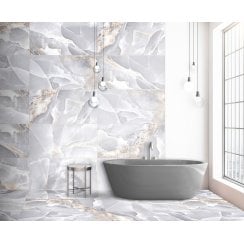 White Onyx Porcelain Tile 60cm x 120cm Wall and Floor Tile