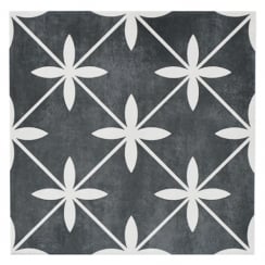 Whittaker Charcoal 33cm x 33cm Floor Tile
