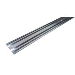 Wide Tile Plate Bright Silver 60mm(W) x 0.9m
