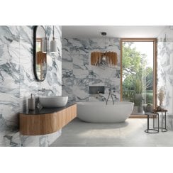 Windsor Silver 25cm x 50cm Wall Tile